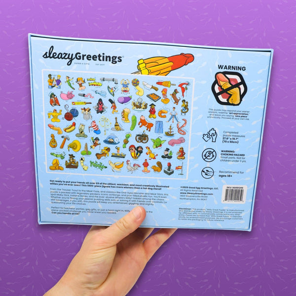 Willy Great Puzzle - Funny Penis 1000 Piece Jigsaw Puzzle