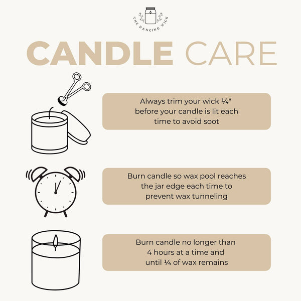 THE DANCING WICK CANDLES - Thanks for Putting Up With My Kid | Amber Jar Candle