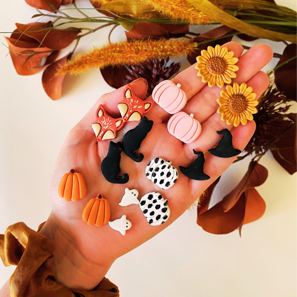 Blush and Bash Studio - Witch Hat Stud Earrings