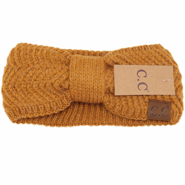 C.C Beanie - Chevron Knit Knot Head Wrap HW9000