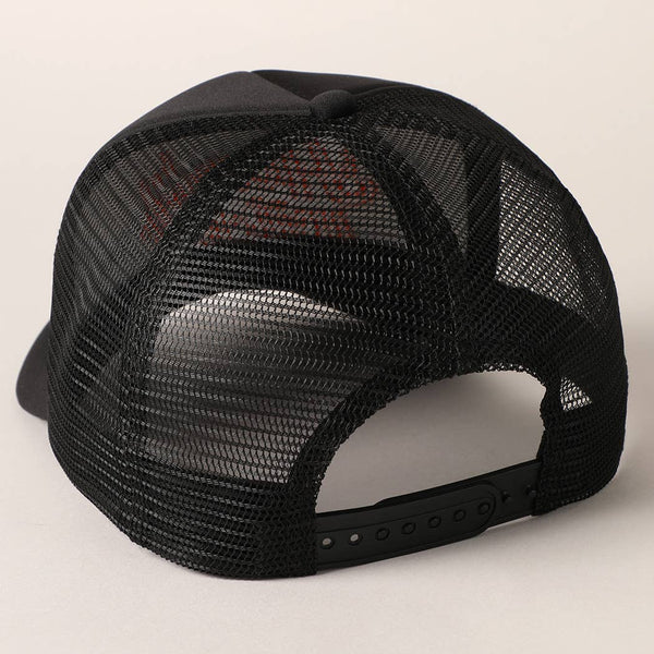 Fashion City - Howdy Witches Embroidered Mesh Back Trucker Hat
