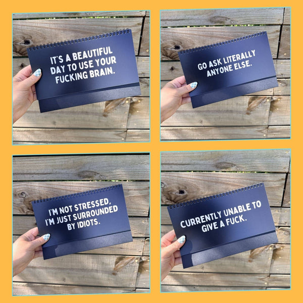Corporate Snark - Zero F*cks Given Work Mood Desk Flip Sign