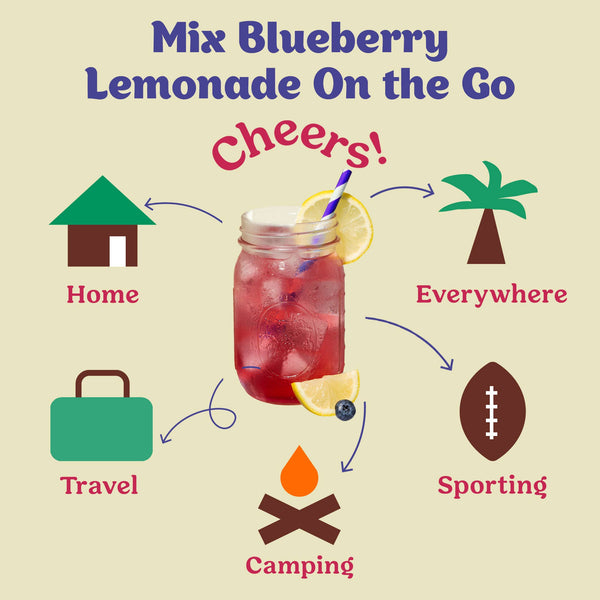 Craftmix - Blueberry Lemonade & Cocktail Mixer - Single / Caddy Refill