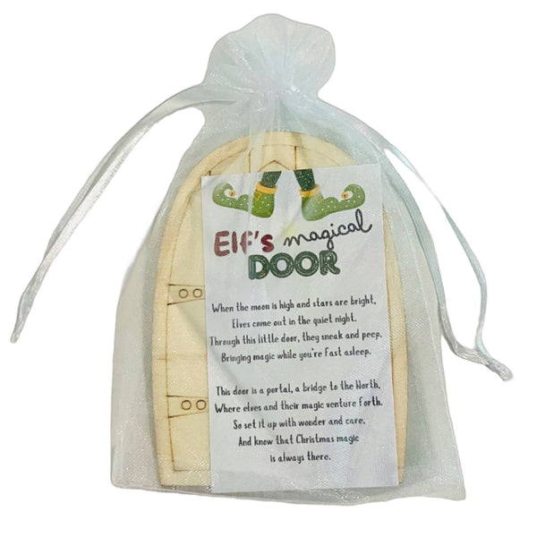 Broken Record Boutique - Elf's Magical Door Holiday Tradition Decor for Kids