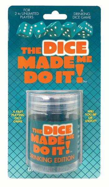 Little Genie Productions - The Dice Made Me Do It!  Drinking Dice Game for Adults