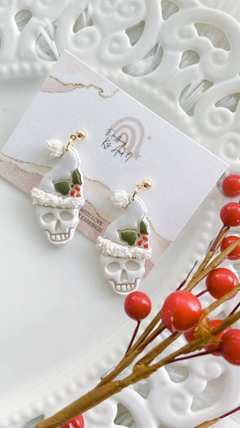 Everything Ky and I - Christmas Holly Skeleton