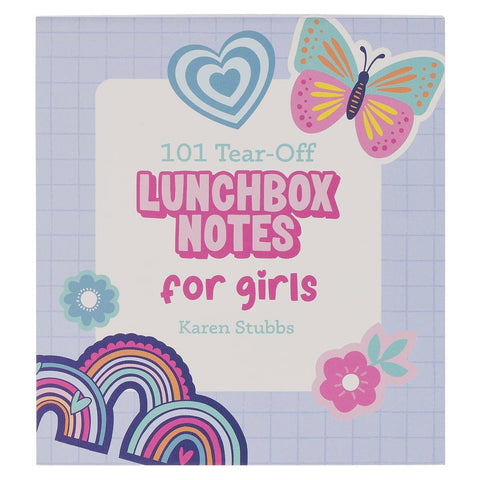 Christian Art Gifts - 101 Lunchbox notes for Girls Purple