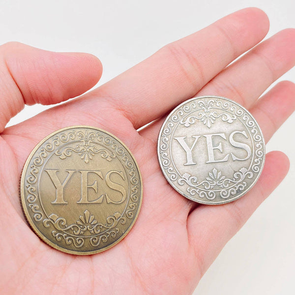 Mio Queena - YES/NO Game Decision Coin Collection Commemorative Coins