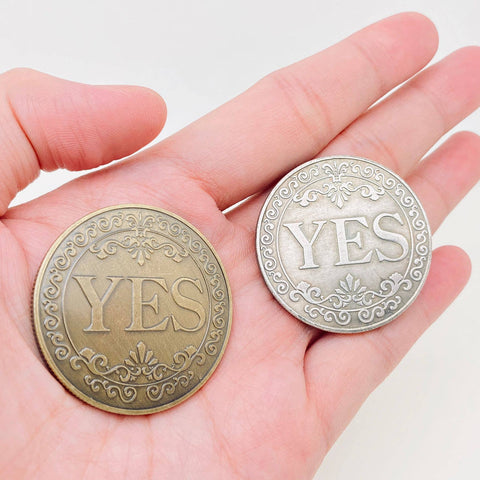 Mio Queena - YES/NO Game Decision Coin Collection Commemorative Coins