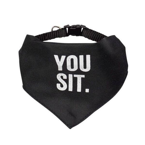 SNARK CITY - You Sit Pet Bandana/Collar: M