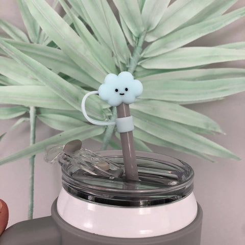 iconic mi - Straw Cover Cloud: Baby blue