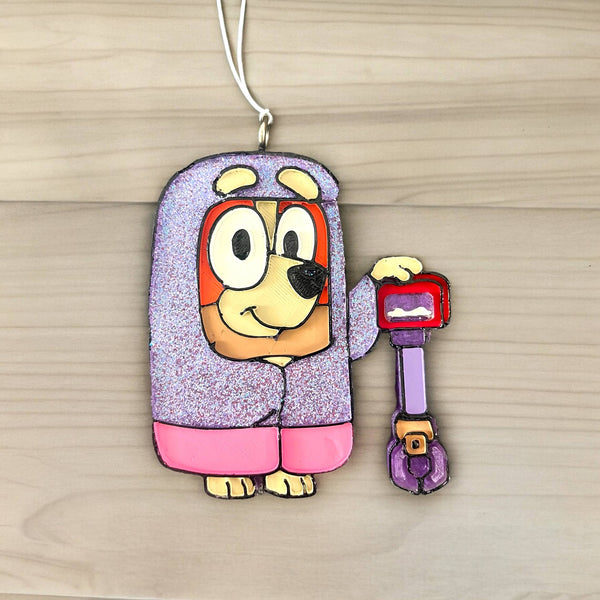 Cup Culture - Blue dog and friends Car Freshie: Mix my scents / Bluey & Bingo