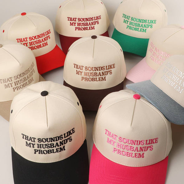 Fashion City - THAT SOUNDS LIKE..Embroidered Two-Tone Trucker Hat