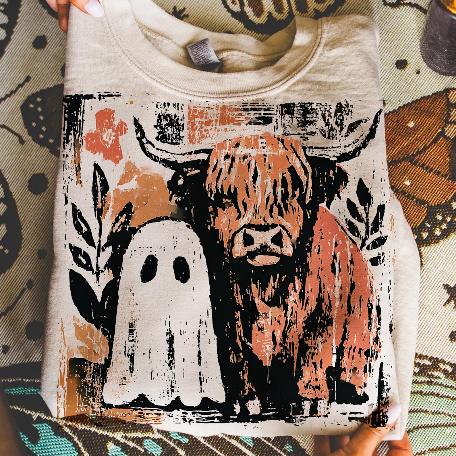 GHOST HIGHLAND COW