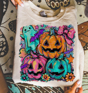 NEON PUMPKINS