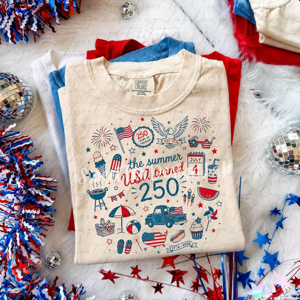 THE SUMMER THE USA TURNED 250