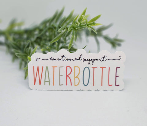 Luxe Trauma - Funny hydroflask sticker Emotional Support Water Bottle