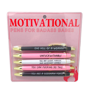 FUN CLUB - Motivational Pens For Badass Babes (women, office, gift)