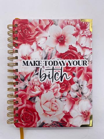 DIYxe - Make Today Your Bitch | Undated Planner | Sweary| Stationary