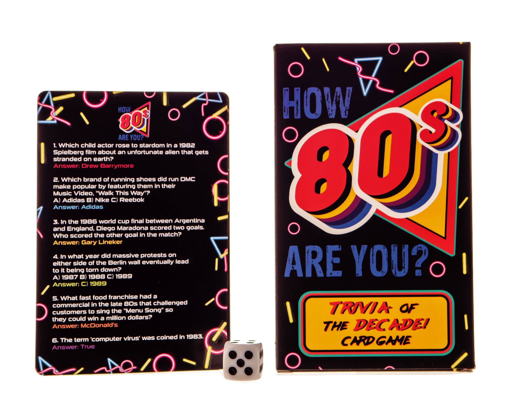 Boxer Gifts - How 80s Are You? 80's Trivia Cards