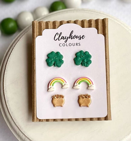 Clayhouse Colours - St. Patrick’s Day Studs