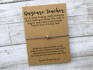 LayeredandSimple - Daycare Teacher Wish Bracelet