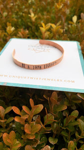 Unique Twist Jewelry - Be A Damn Legend Cuff