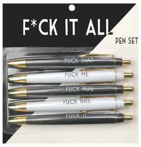 FUN CLUB - Fuck It All Pen Set