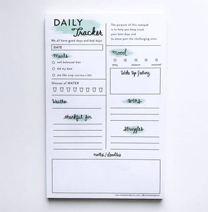 Steel Petal Press - Mint Daily Notepad