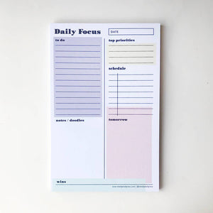 Steel Petal Press - Daily Focus Notepad