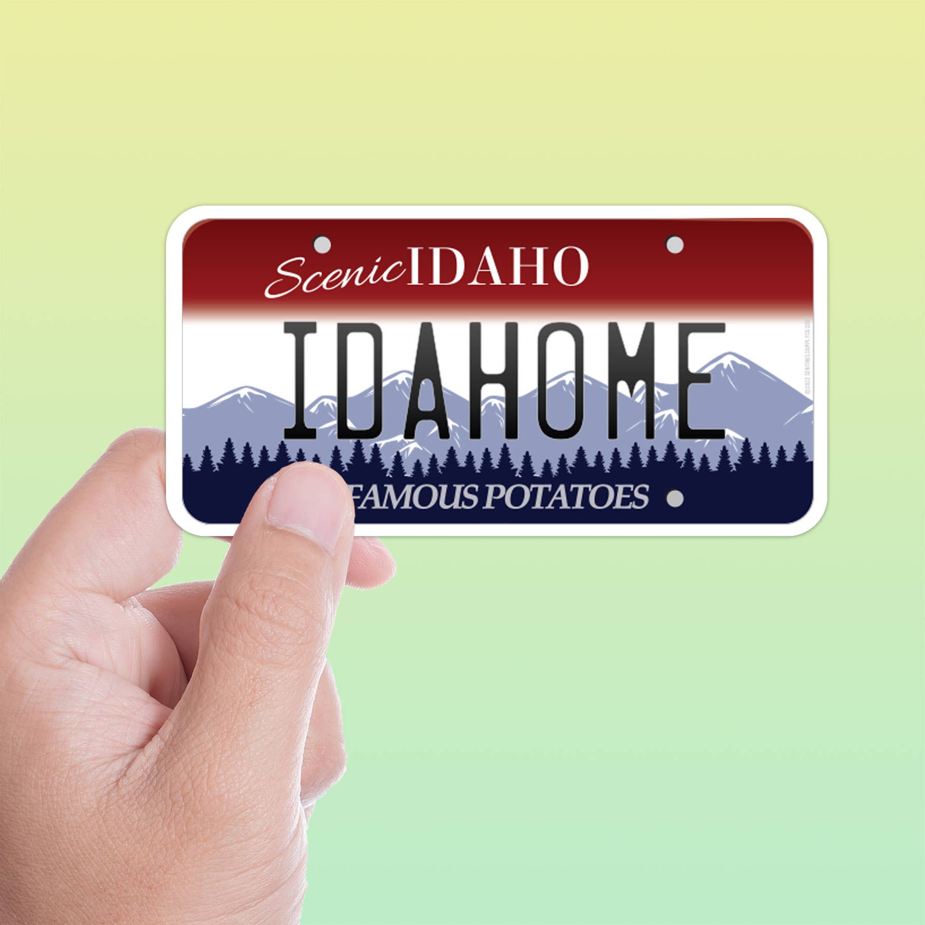 Sentinel Supply - Idahome Sticker - Idaho License Plate Decal