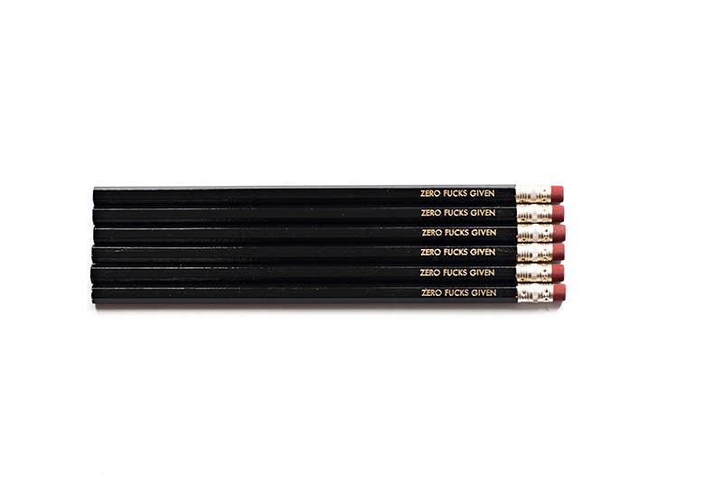 Tiramisu Paperie - Zero Fucks Given Pencil