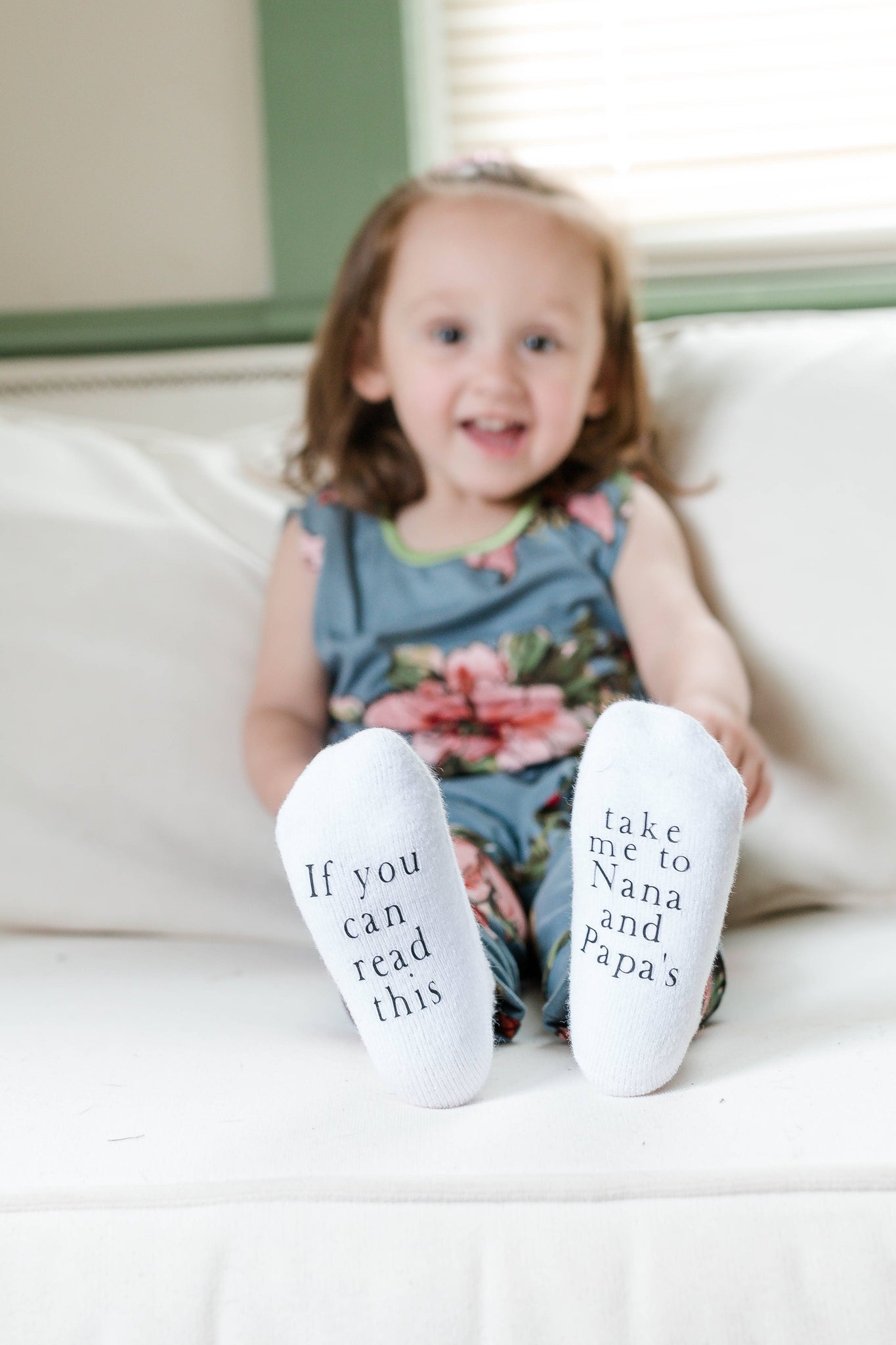 Dorothy’s Reason - Take Me to Nana and Papas Baby Socks | Gifts for Grandparent