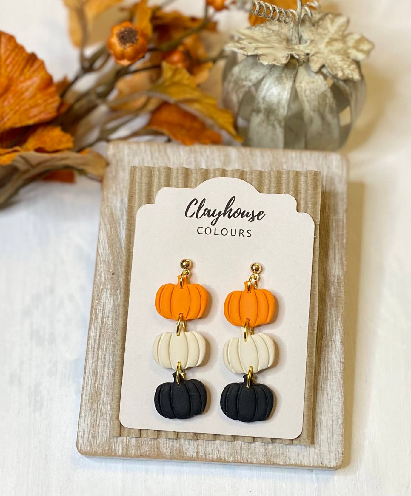 Clayhouse Colours - Fall Clay Earrings