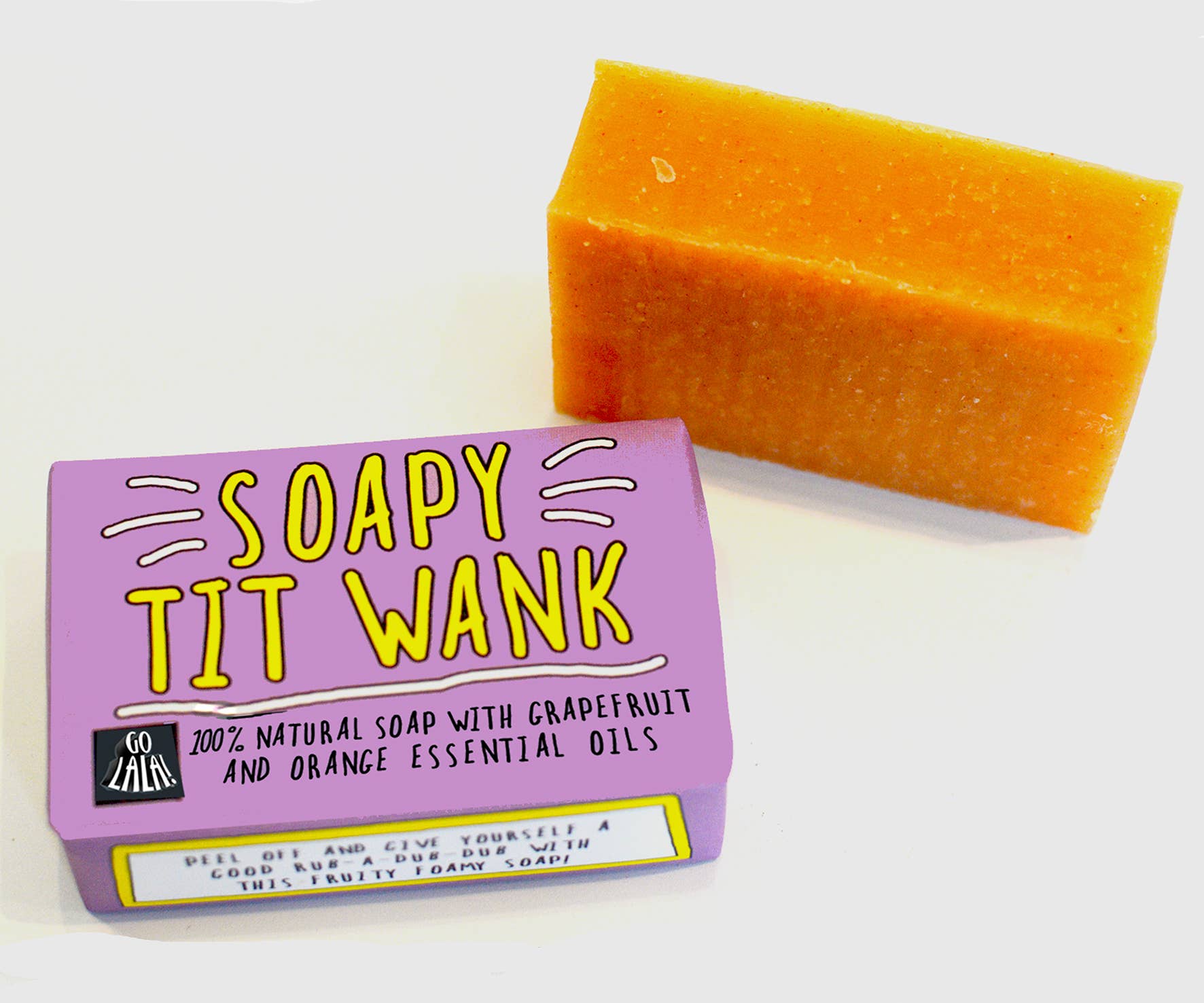 Go La La - Soapy Tit Wank Soap Bar Funny Rude Novelty Gift Vegan