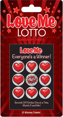 Little Genie Productions - Love Me Lotto - Scratch off Lotto Game for Lovers