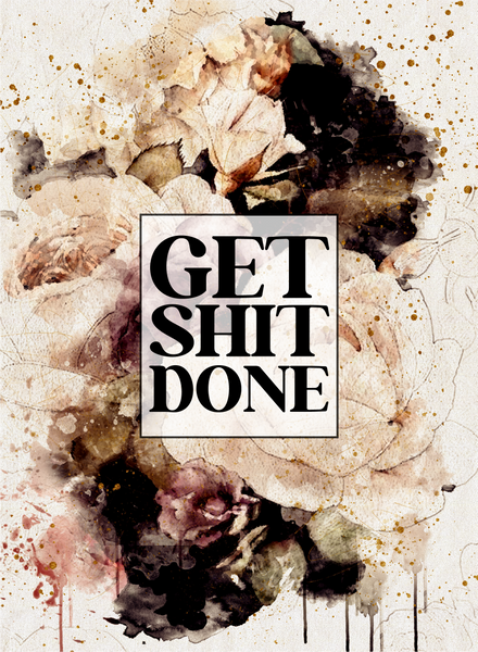 DIYxe - Get Shit Done | Undated Planner | Sweary | Stationary