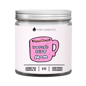 Funny Candles - Les Creme - Worlds Best Mom