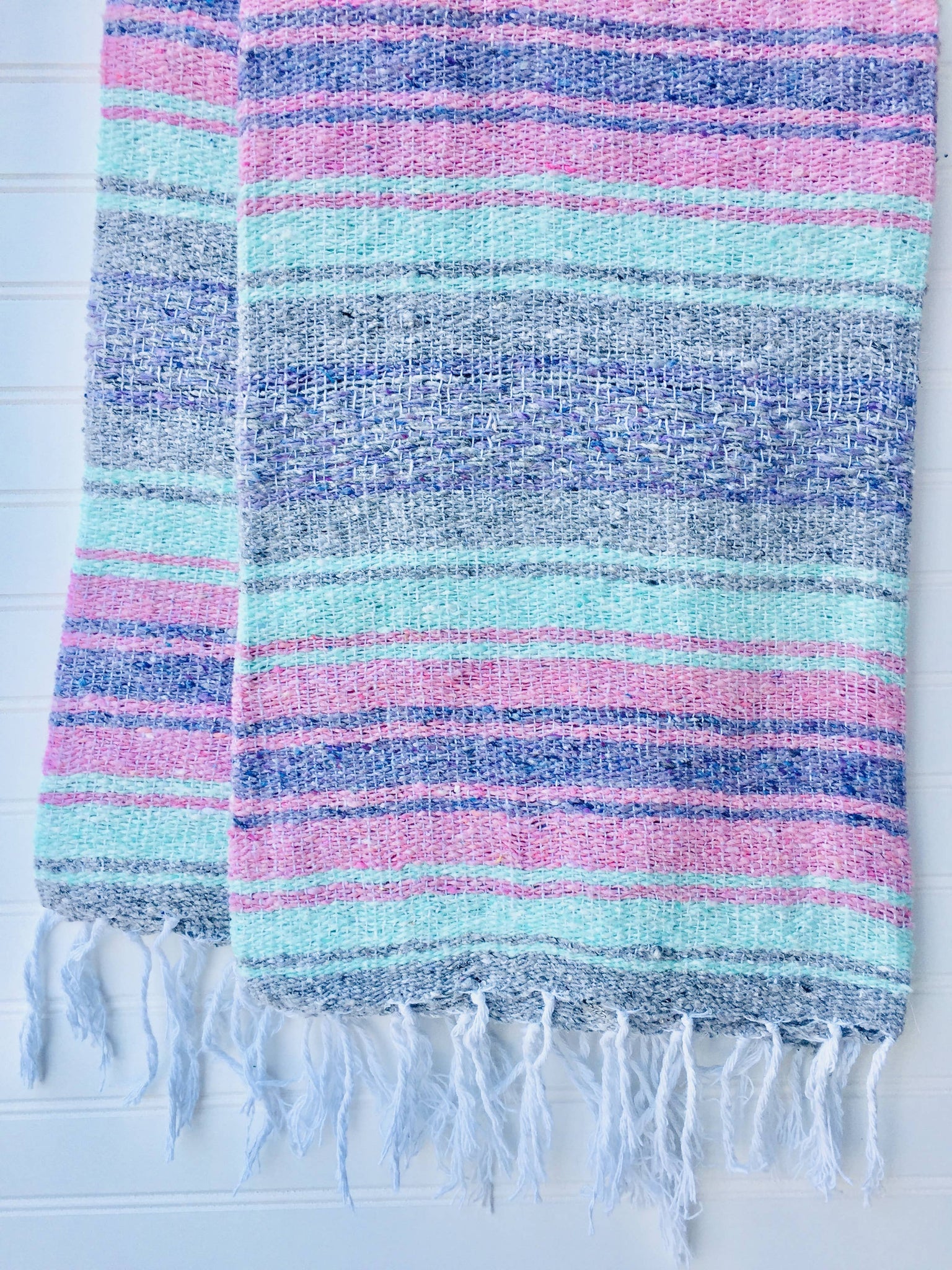 Sea Gypsy California - South Side Beach Blanket l Mexican Blanket l Throw Blanket