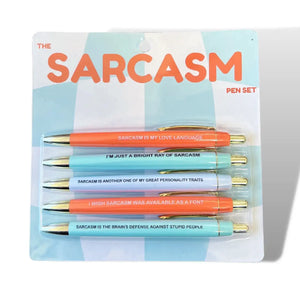 FUN CLUB - Sarcasm Pen Set PREORDER (funny, gift, office)