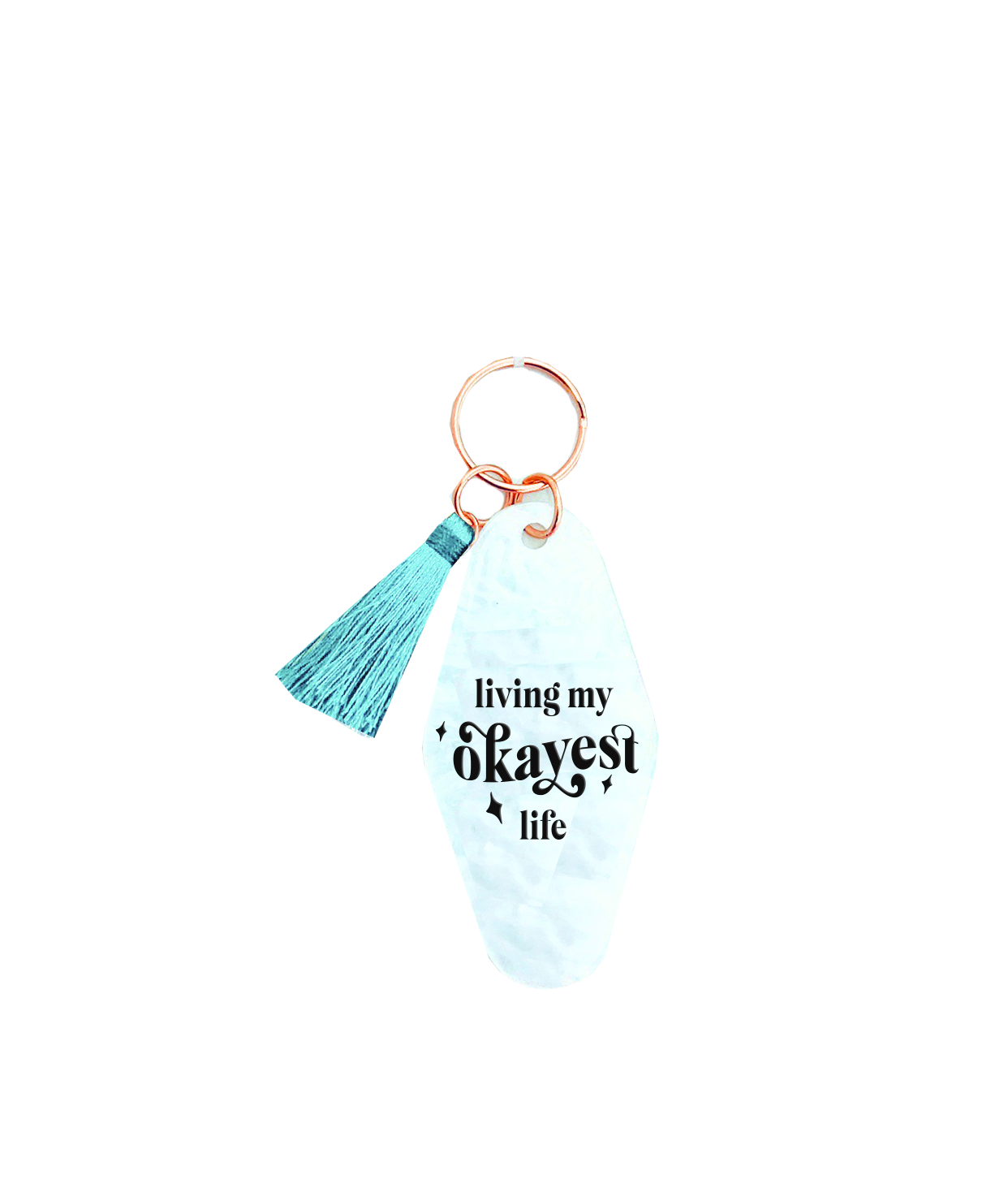 FUN CLUB - Living My Okayest Life Keychain SALE!
