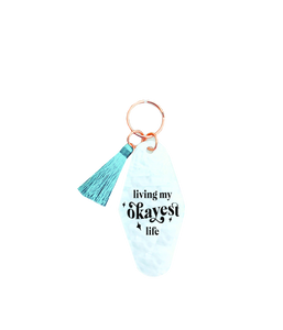 FUN CLUB - Living My Okayest Life Keychain SALE!