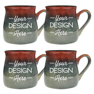 Susquehanna Glass Company - Custom Artwork Sioux Falls Mugs, Set of 4