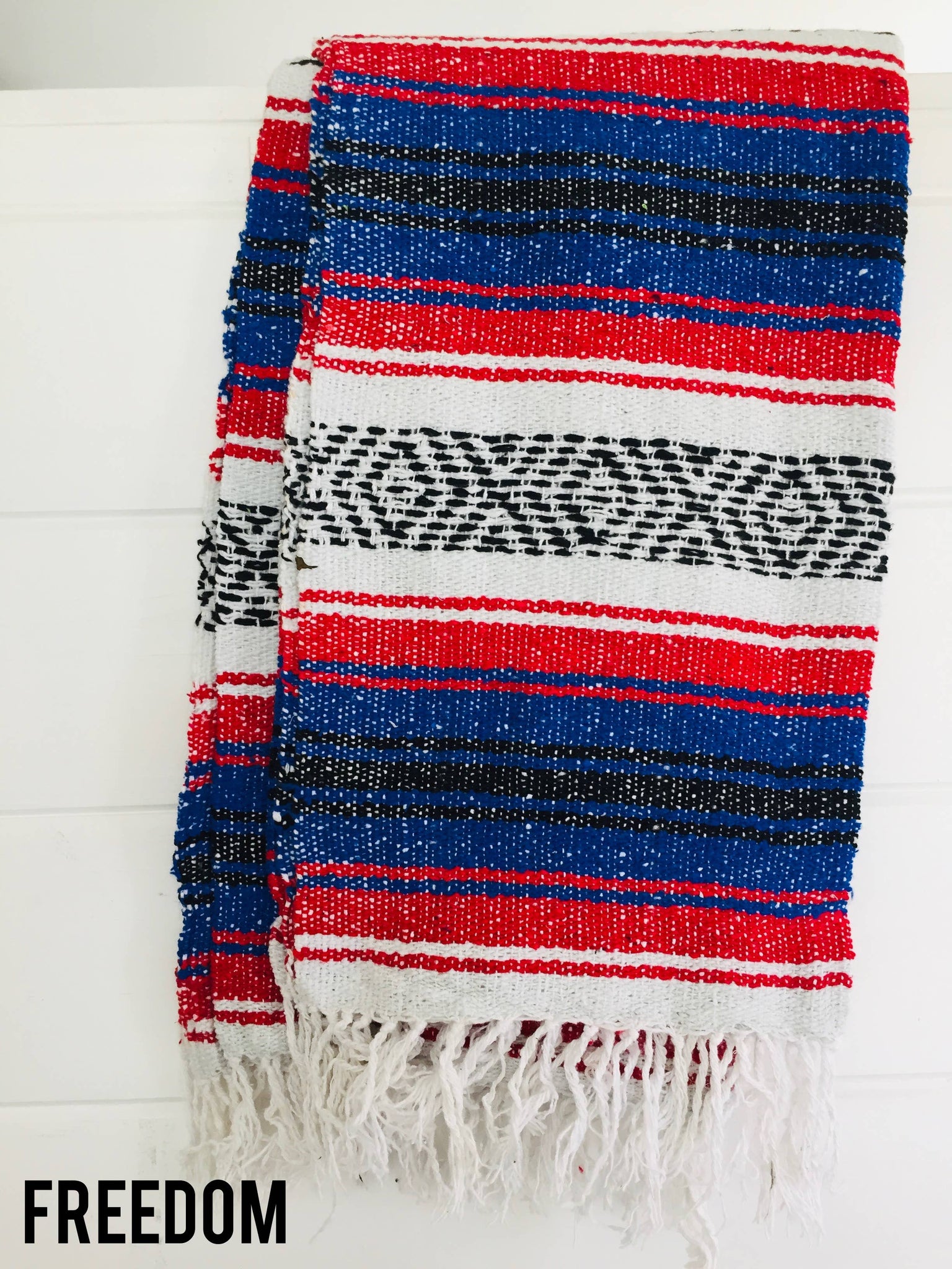 Sea Gypsy California - Freedom Throw Blanket - Mexican Blanket