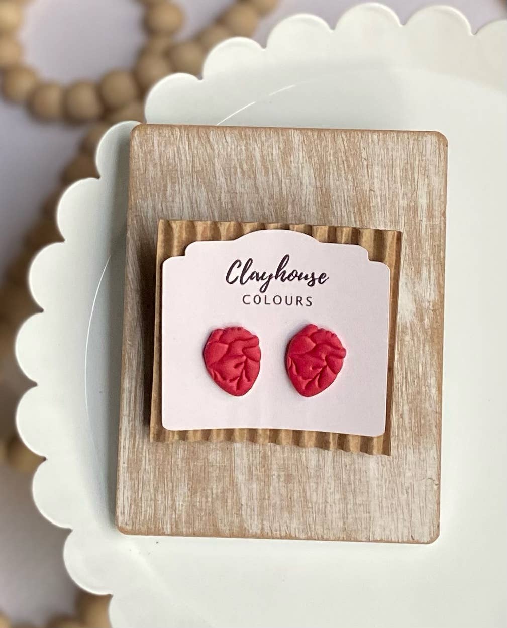 Clayhouse Colours - Anatomical Heart Studs
