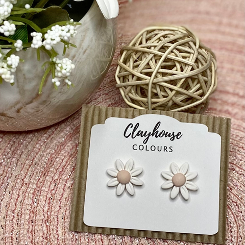 Clayhouse Colours - Mini Daisy Stud Earrings