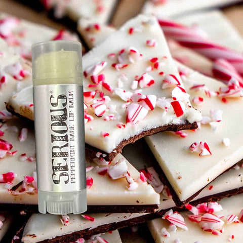 Peppermint Bark Lip Balm - a WINTER AND HOLIDAY FAVORITE!