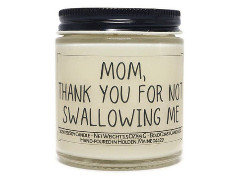 Bold Coast Candle Co. - Thank You for Not Swallowing Me  Soy Candle
