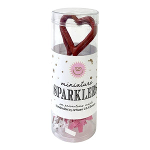 TOPS Malibu - Mini Red Sparklers Heart in Tube