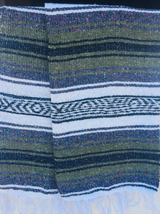 Sea Gypsy California - Olive Beach Towel l Mexican Blanket l Throw Blanket